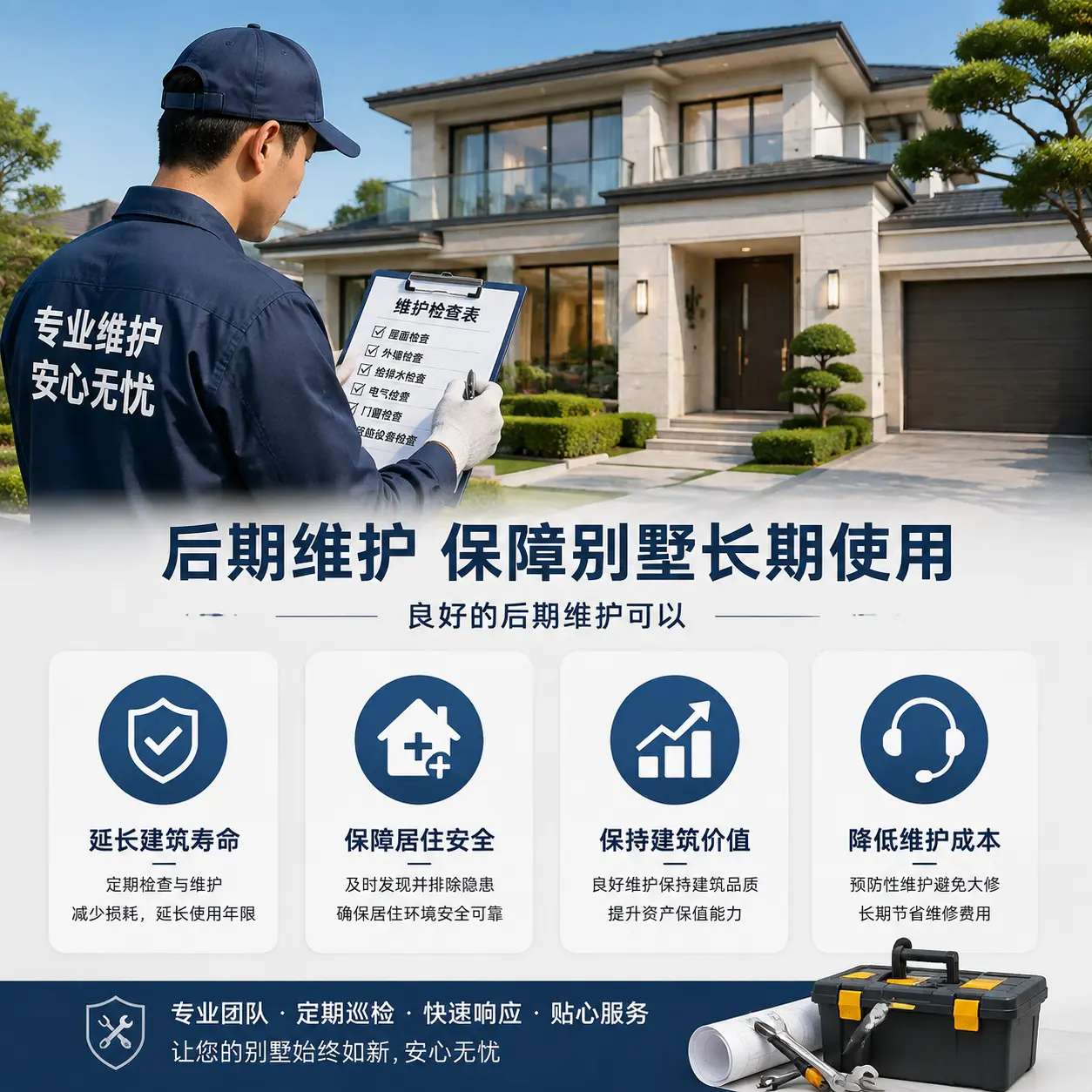 别墅建造公司推荐： 清镇 施工质量的关键要素