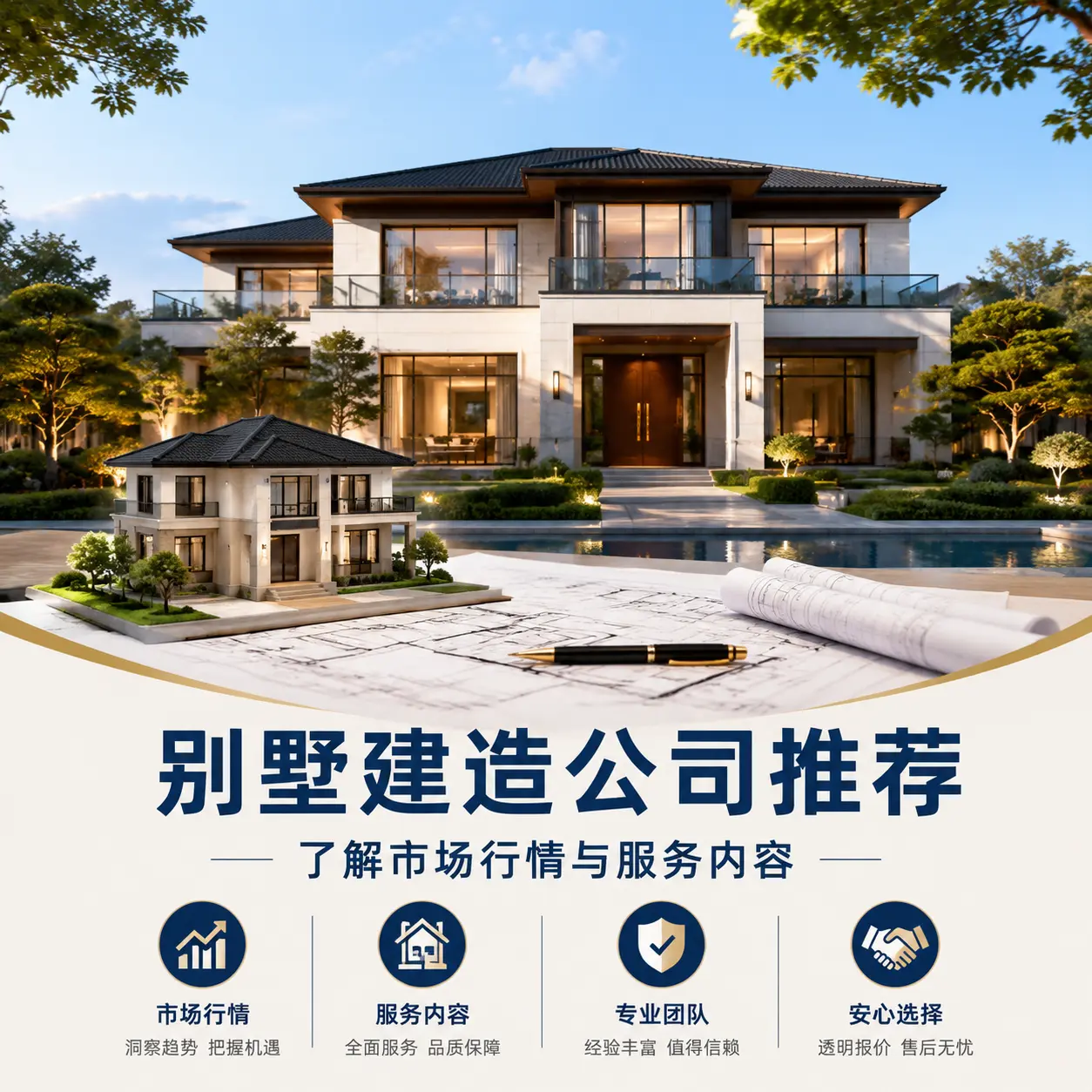 清镇 别墅建造公司推荐：了解市场行情与服务内容