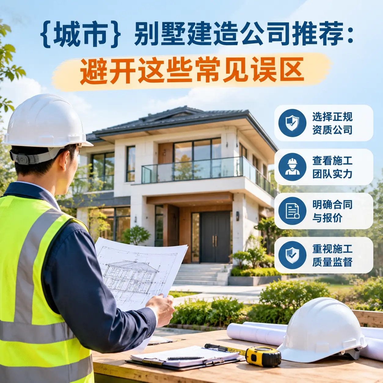 清镇 别墅建造公司推荐：避开这些常见误区