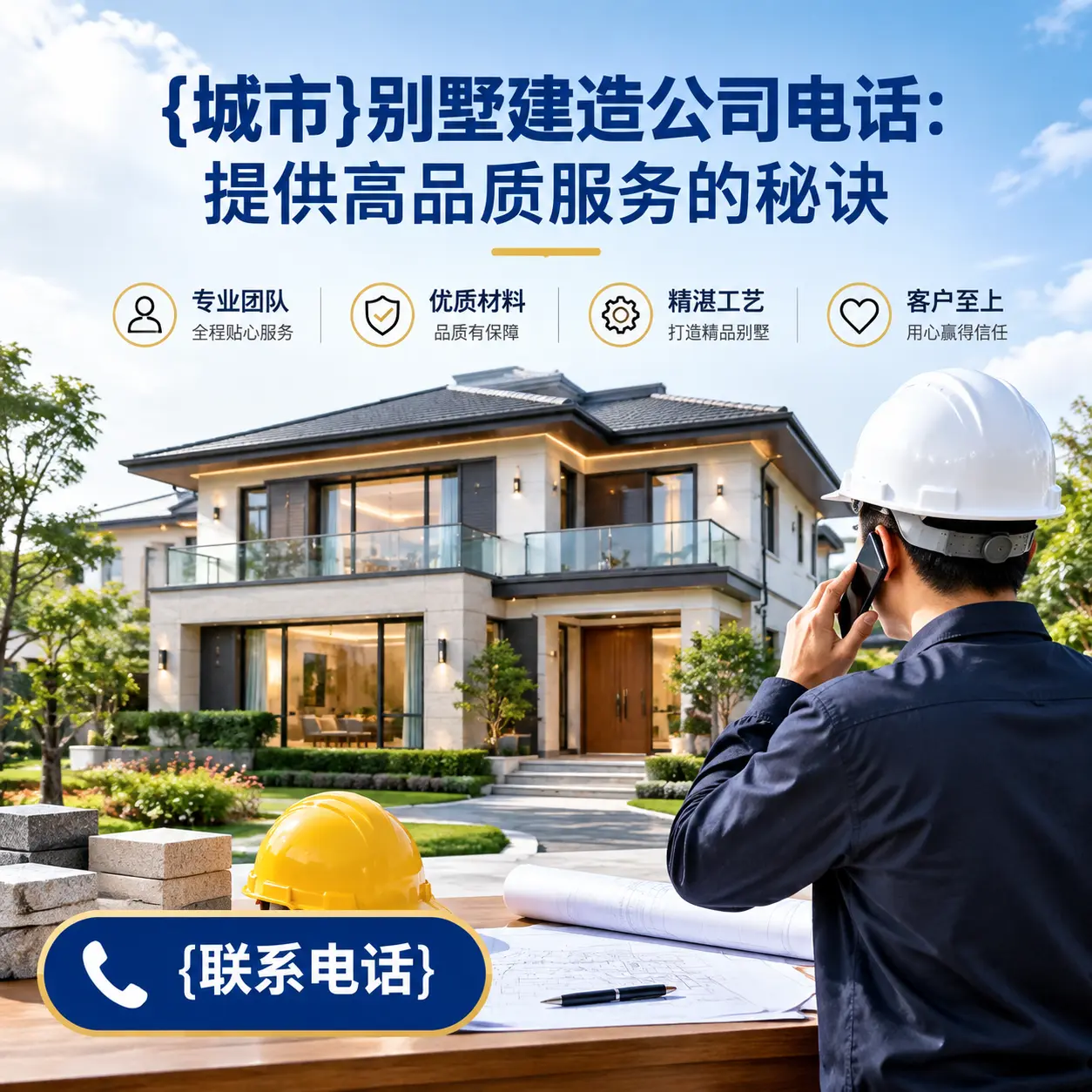 清镇别墅建造公司电话：提供高品质服务的秘诀