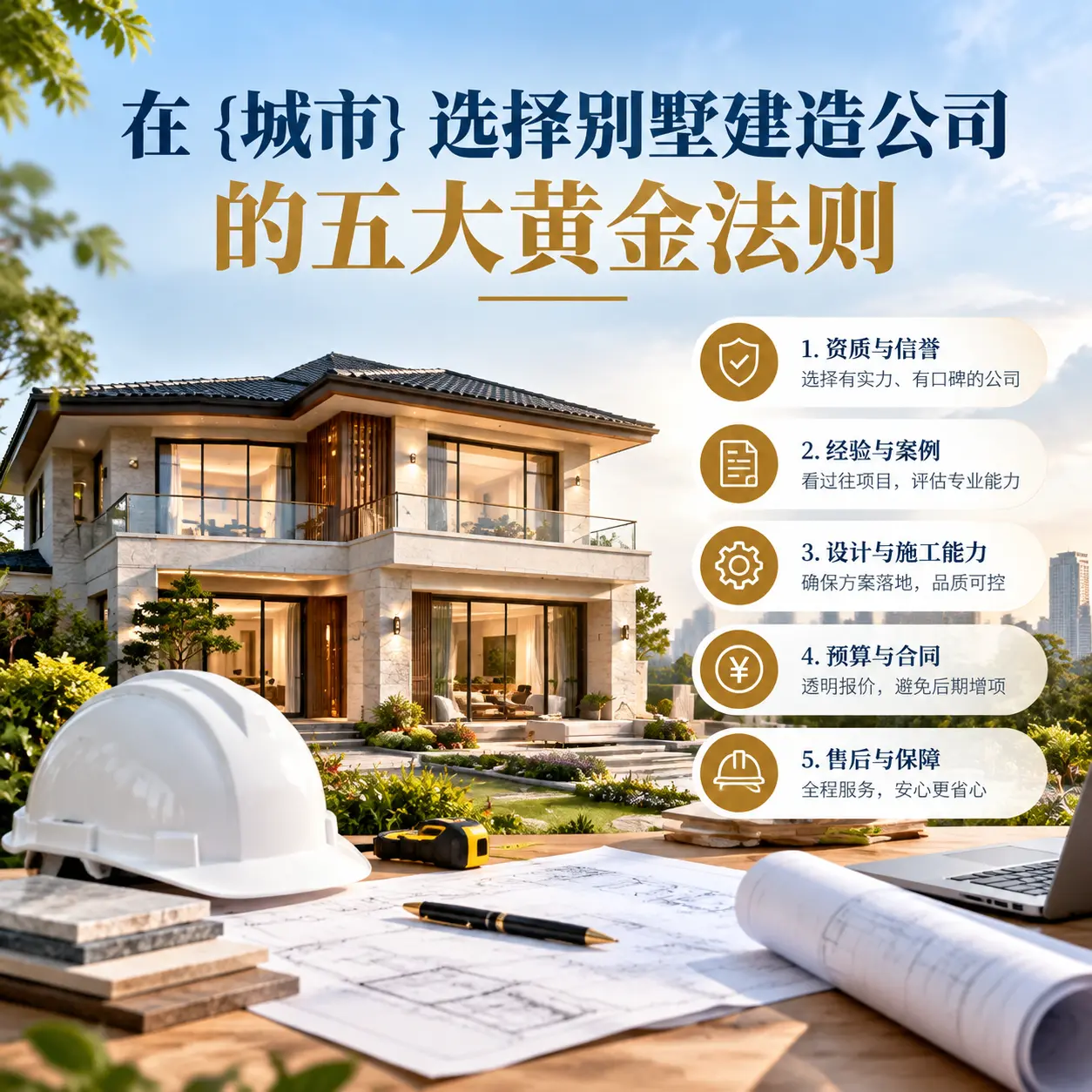 在 清镇 选择别墅建造公司的五大黄金法则