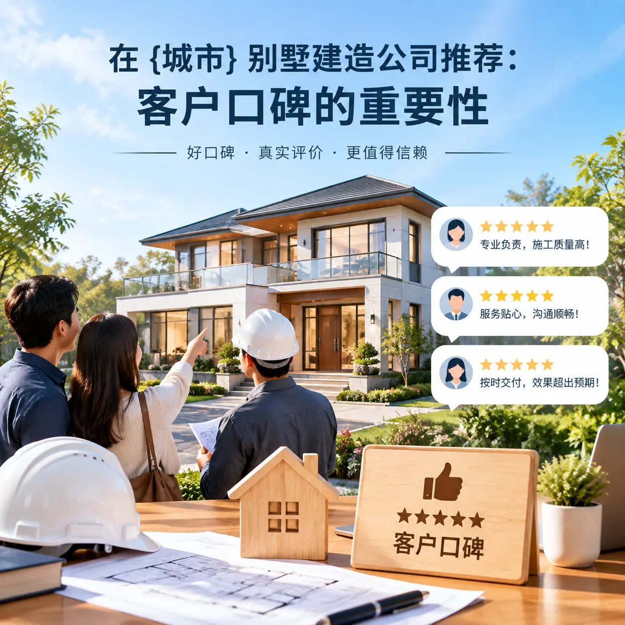 在 清镇 别墅建造公司推荐：客户口碑的重要性