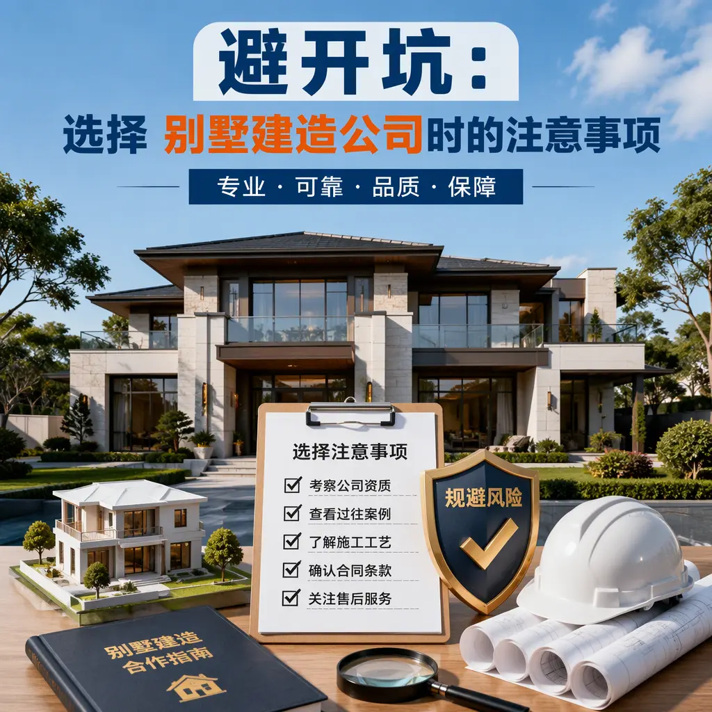 避开坑：选择 清镇 别墅建造公司时的注意事项