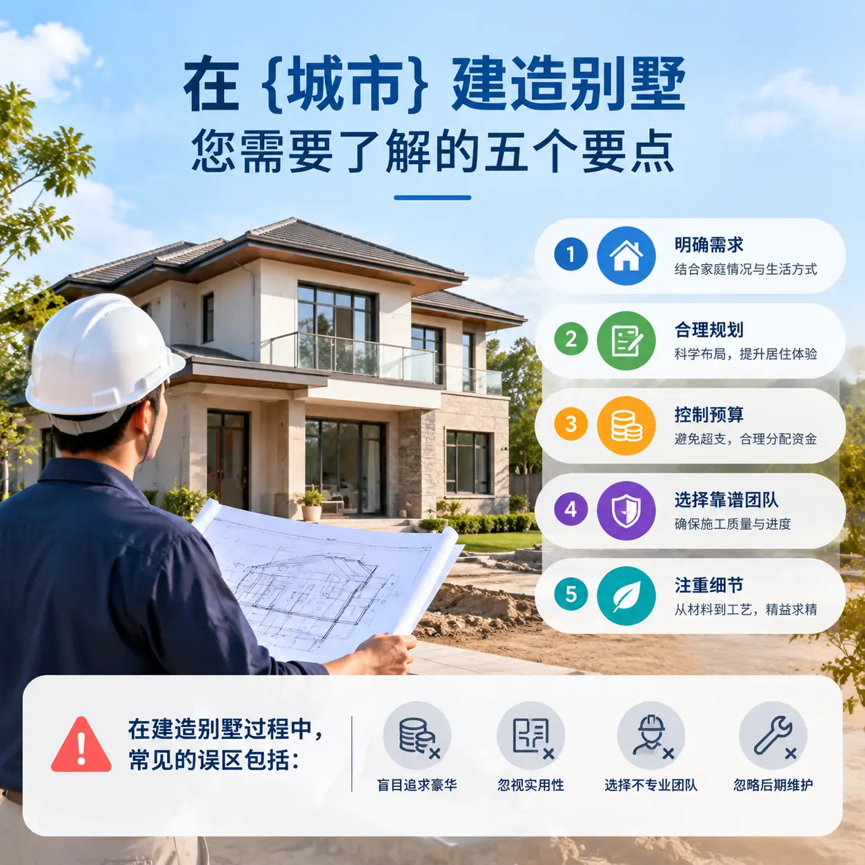 在 清镇 建造别墅，您需要了解的五个要点
