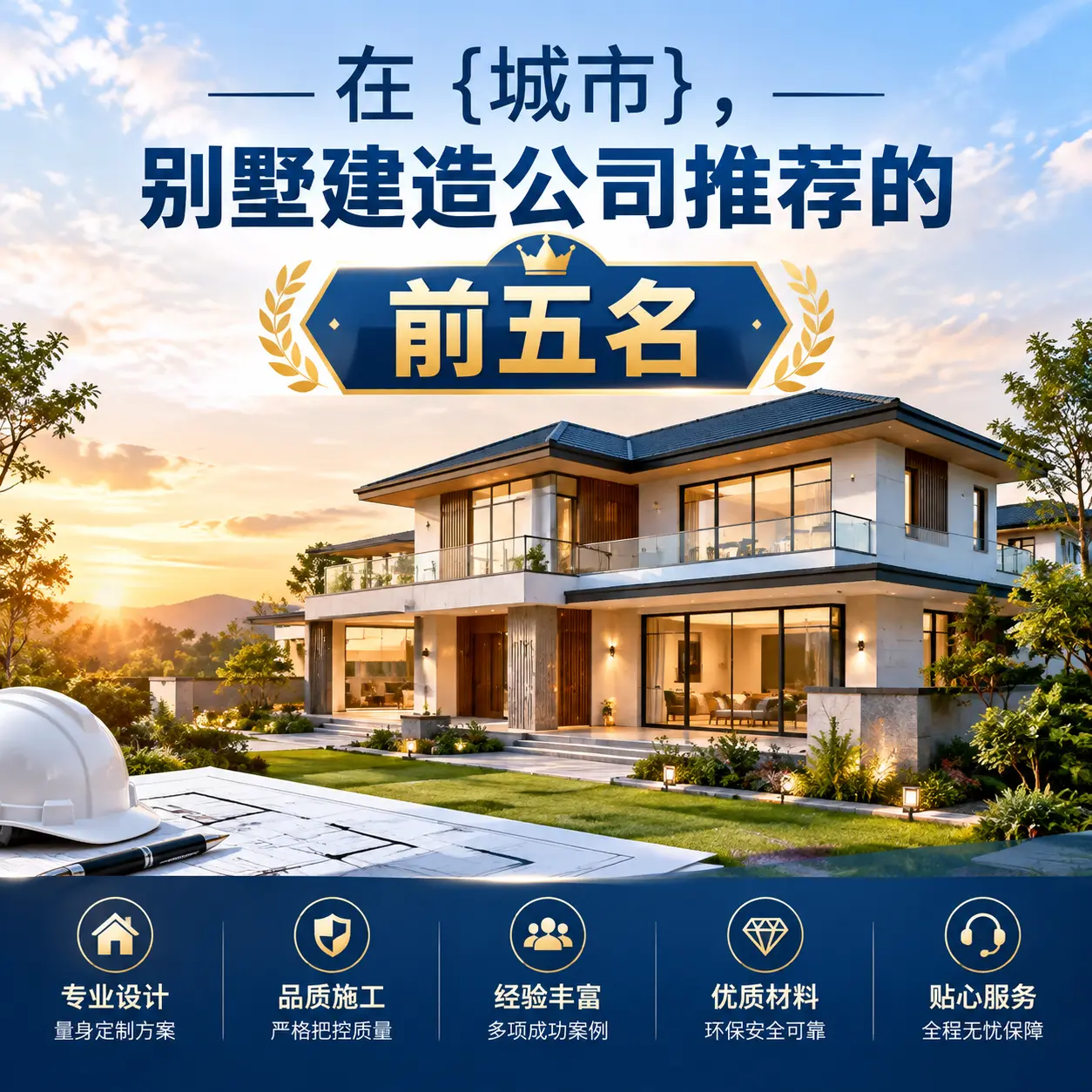 在 清镇，别墅建造公司推荐的前五名