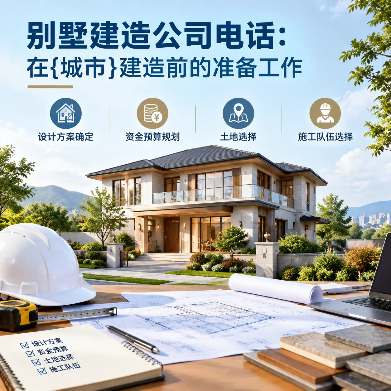 别墅建造公司电话：在清镇建造前的准备工作