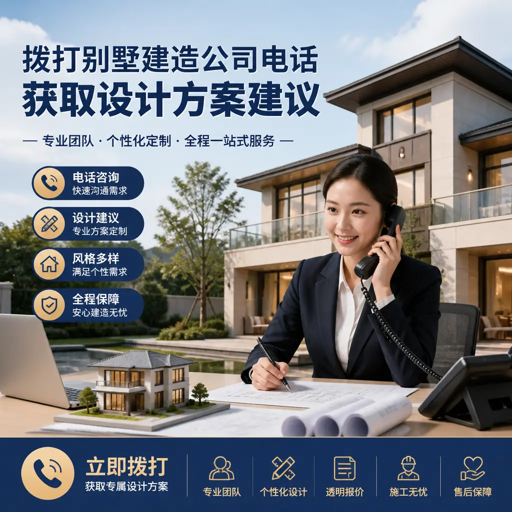 拨打清镇别墅建造公司电话，获取设计方案建议