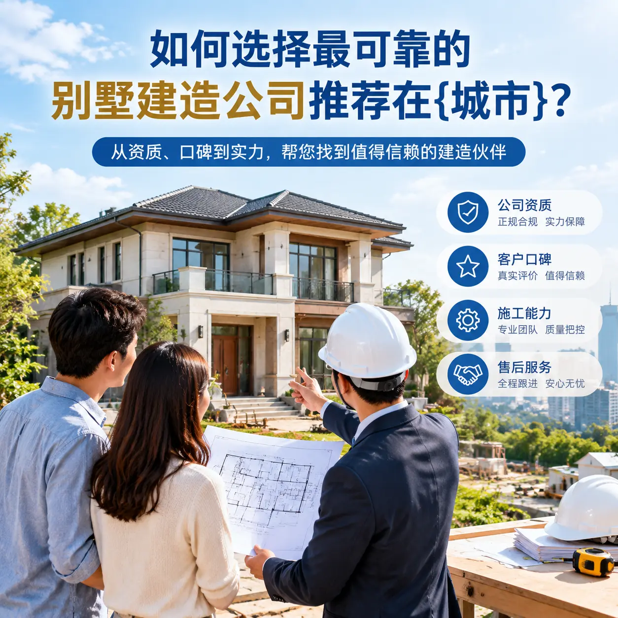 如何选择最可靠的别墅建造公司推荐在清镇？