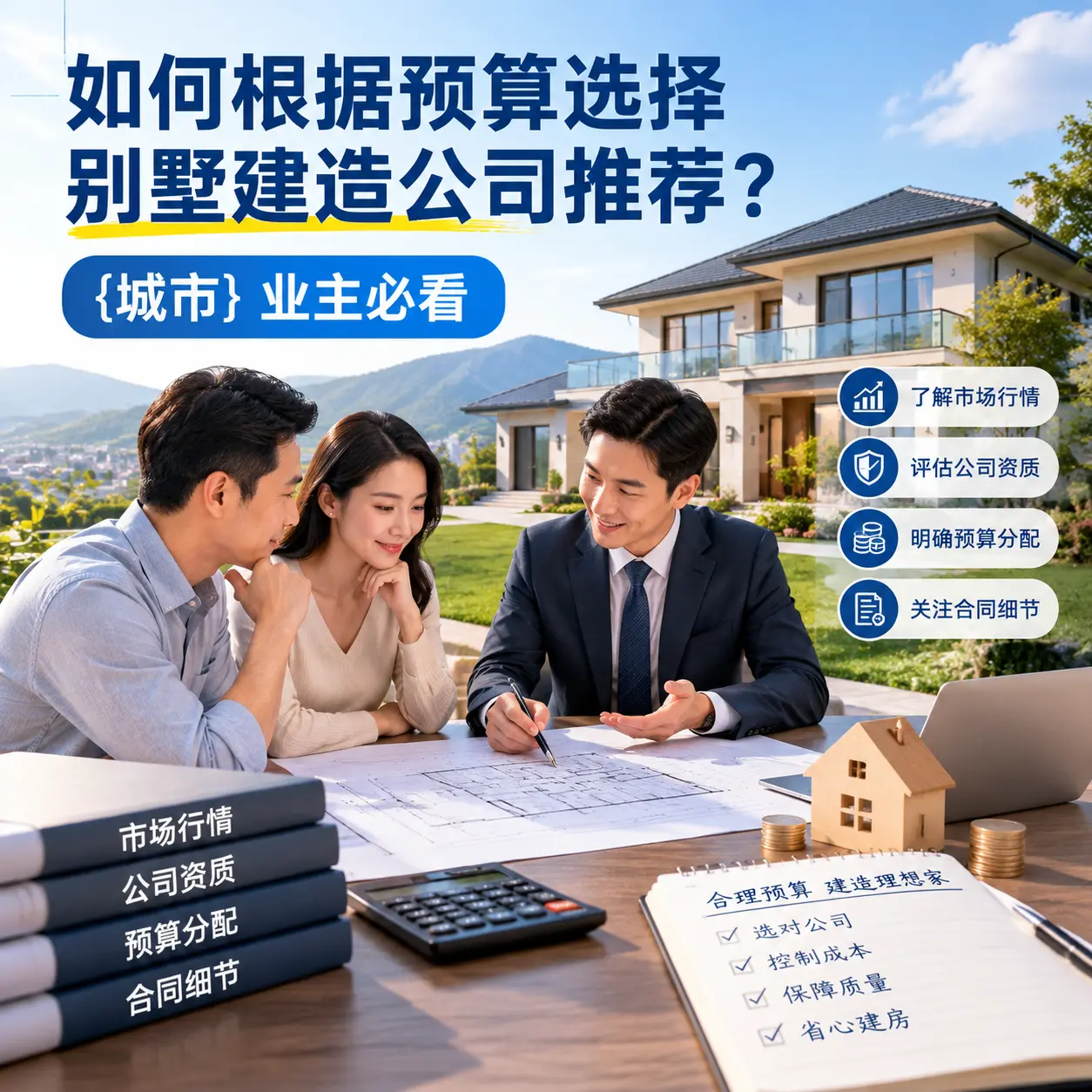 如何根据预算选择别墅建造公司推荐？ 清镇 业主必看